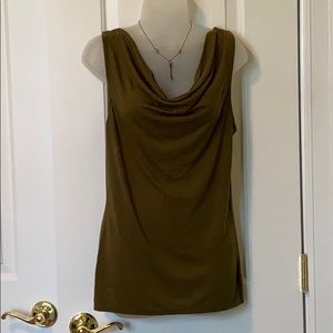 Massimo Green Cowl Neck Blouse